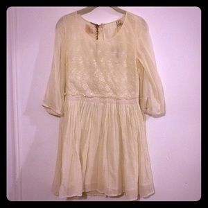 Maison Scotch (Scotch & Soda) antique white dress